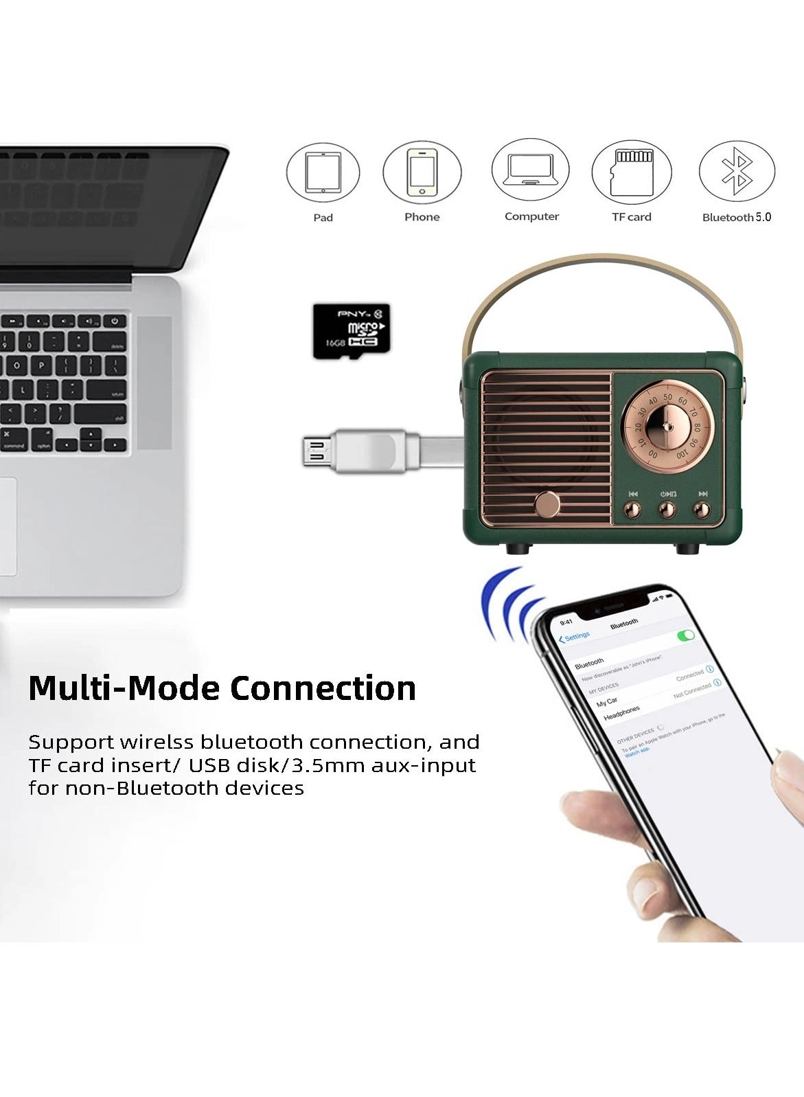 Mini Wireless M3blue Bluetooth Speaker