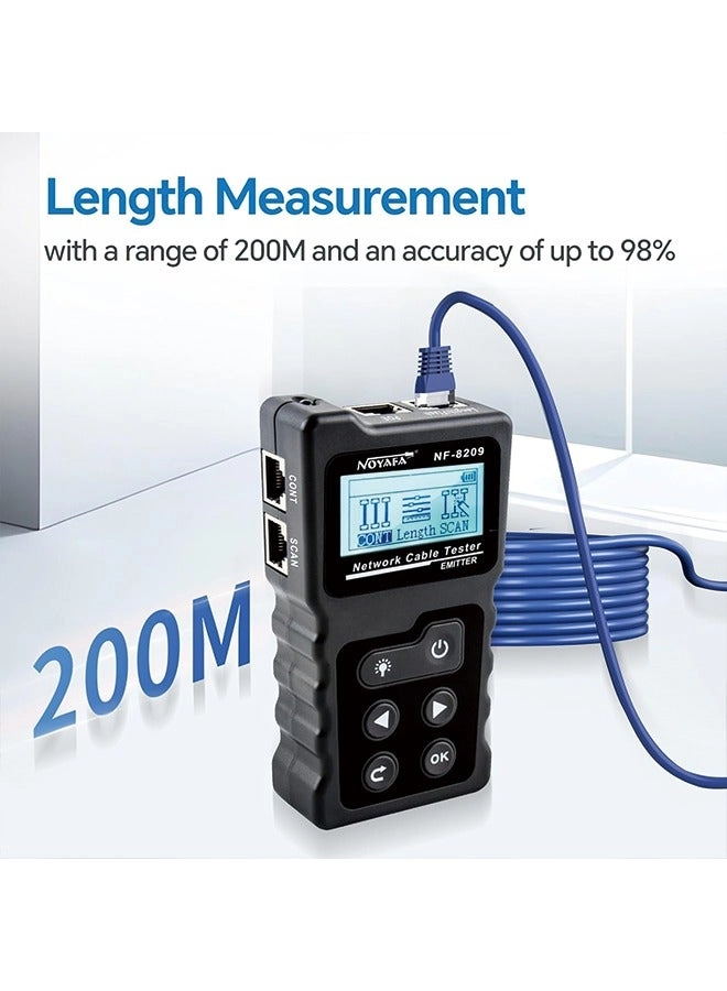 Network Cable Tester - RJ45 Measure Length