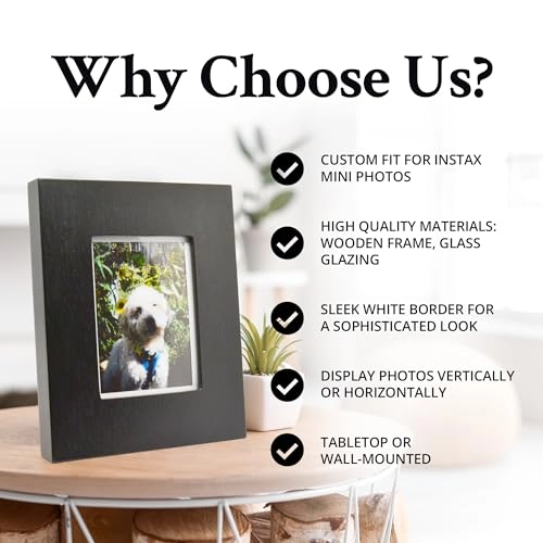 Instax Mini Wooden Picture Frame - for Fujifilm Instax Mini