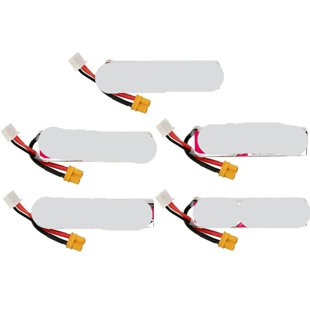 XsidY1011 Lithium Ion Battery - 2S 720mAh 7.6V 5Pcs