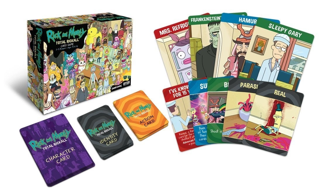 Rick and Morty Total Rickall - Cooperative Card Game