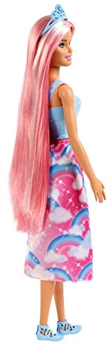 Barbie Dreamtopia Hairplay Doll - Multi-Colour Rainbow Princess