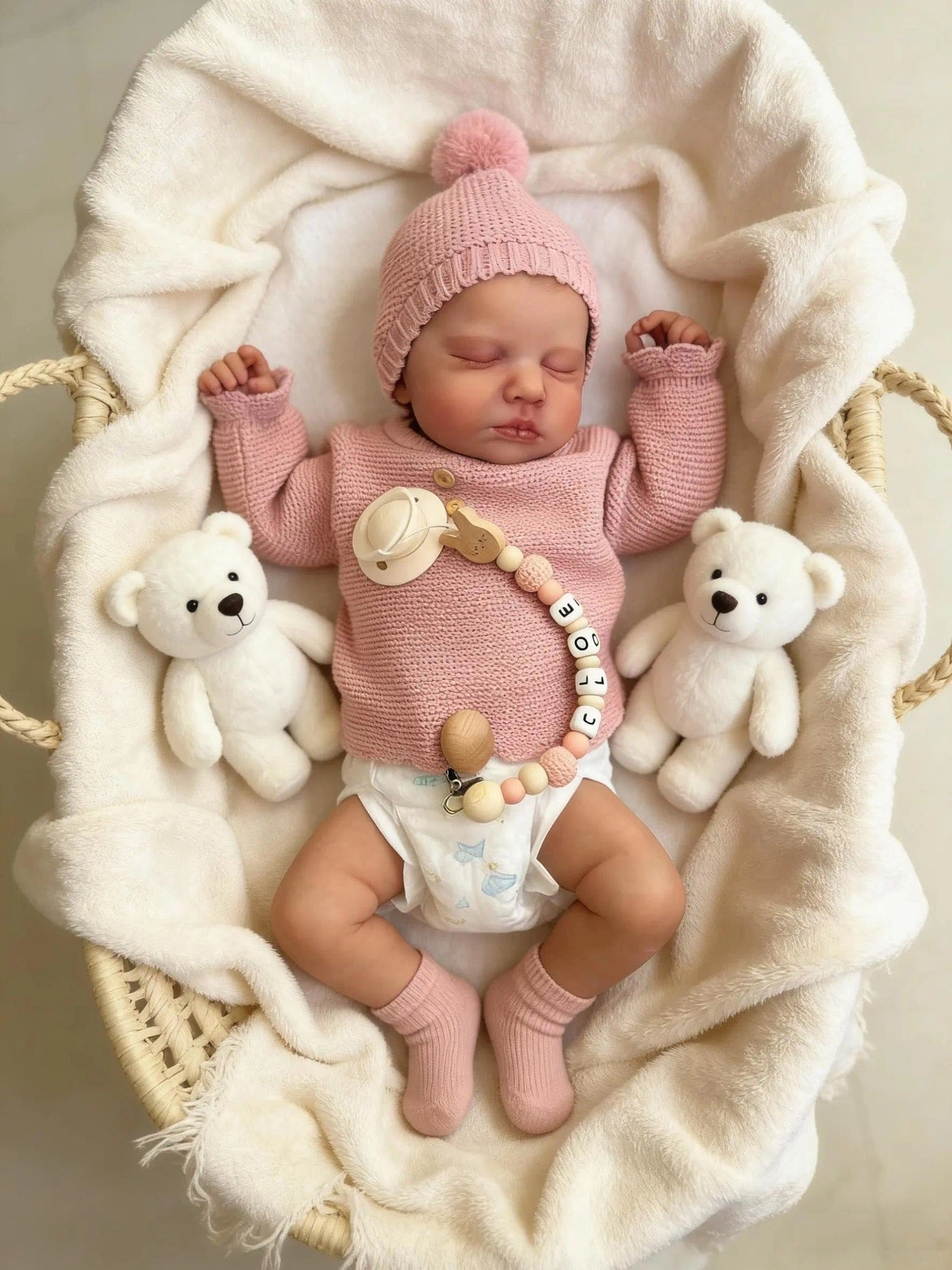 Reborn Baby Doll - 20 in Silicone Vinyl Ages 7+