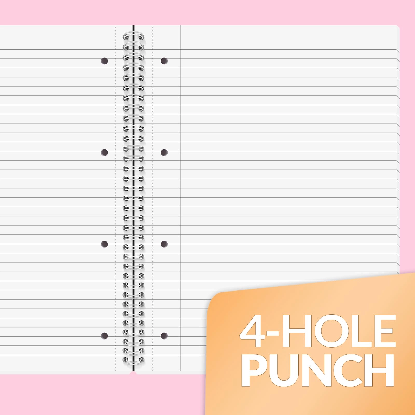Notebook A4 Spiral - Lined 100 Sheets