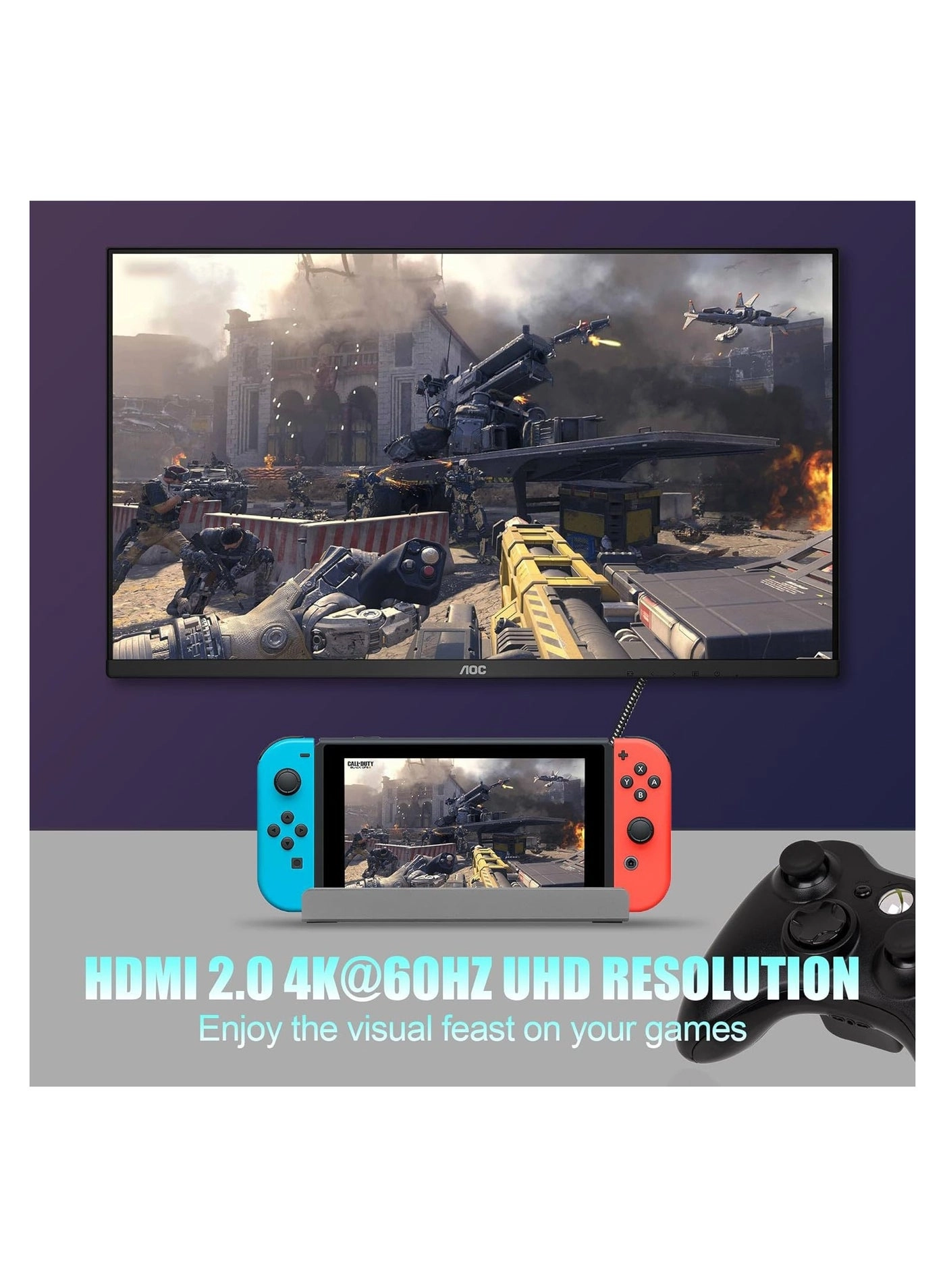 Docking Station for Steam Deck - 5-in-1 4K@60Hz 100W