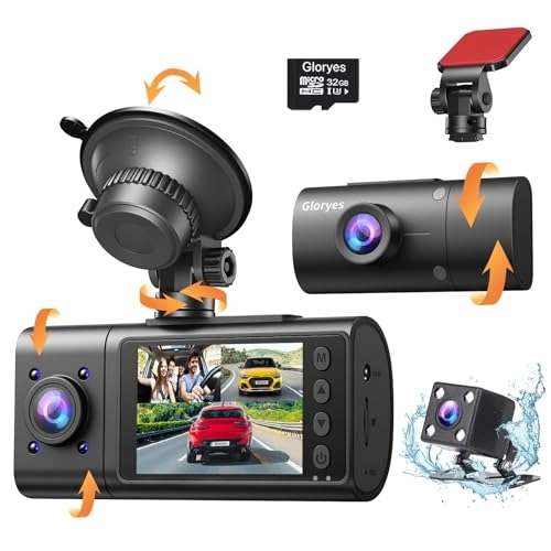 3 channel dash cam 1440P