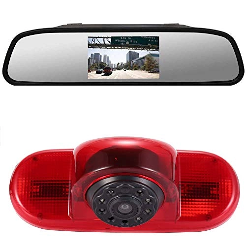 Car Rear view Camera - Night vision 628*586 pixels + Rear View Mirror - 7" LCD