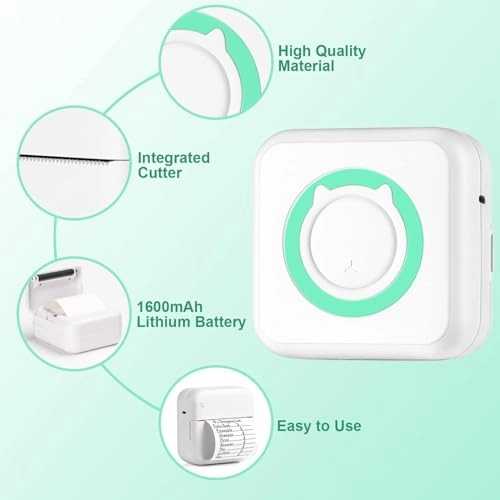 Portable Thermal Printer - Inkless Thermal Bundle