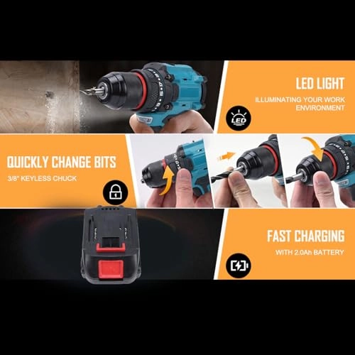 Brushless Li Ion Drill - 1300mAh