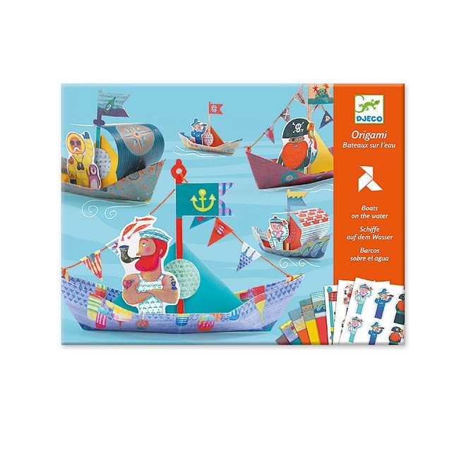 DJECO Origami Floating Boats Craft Kit - 15 Designs