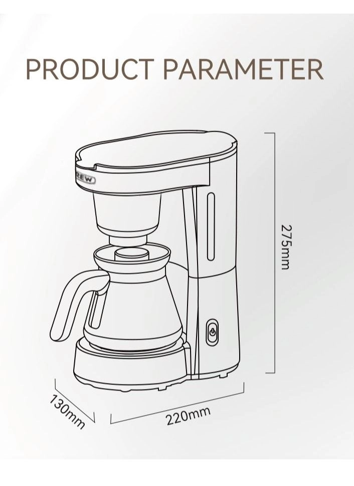 3-in-1 Drip & Pour-Over Coffee Maker H12