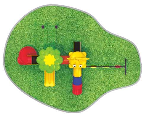 Outdoor Play Toys Slide - 600×500×340cm Age 3 to 12 years
