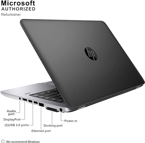 (Renewed) Elitebook 840 G1 - 14'' 8GB DDR4 256GB SSD