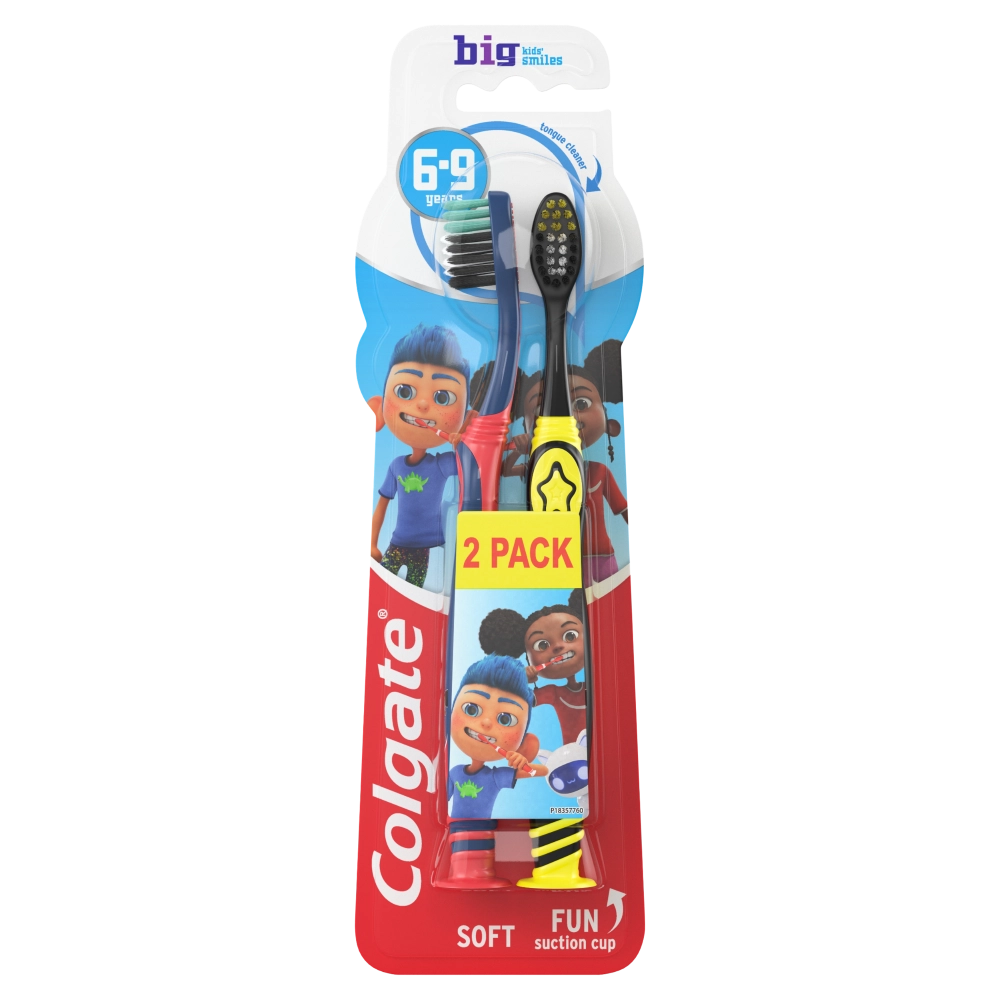 Colgate Soft Toothbrush - 6-9 Years 2-Piece Pack