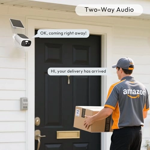 2K Solar Security Camera