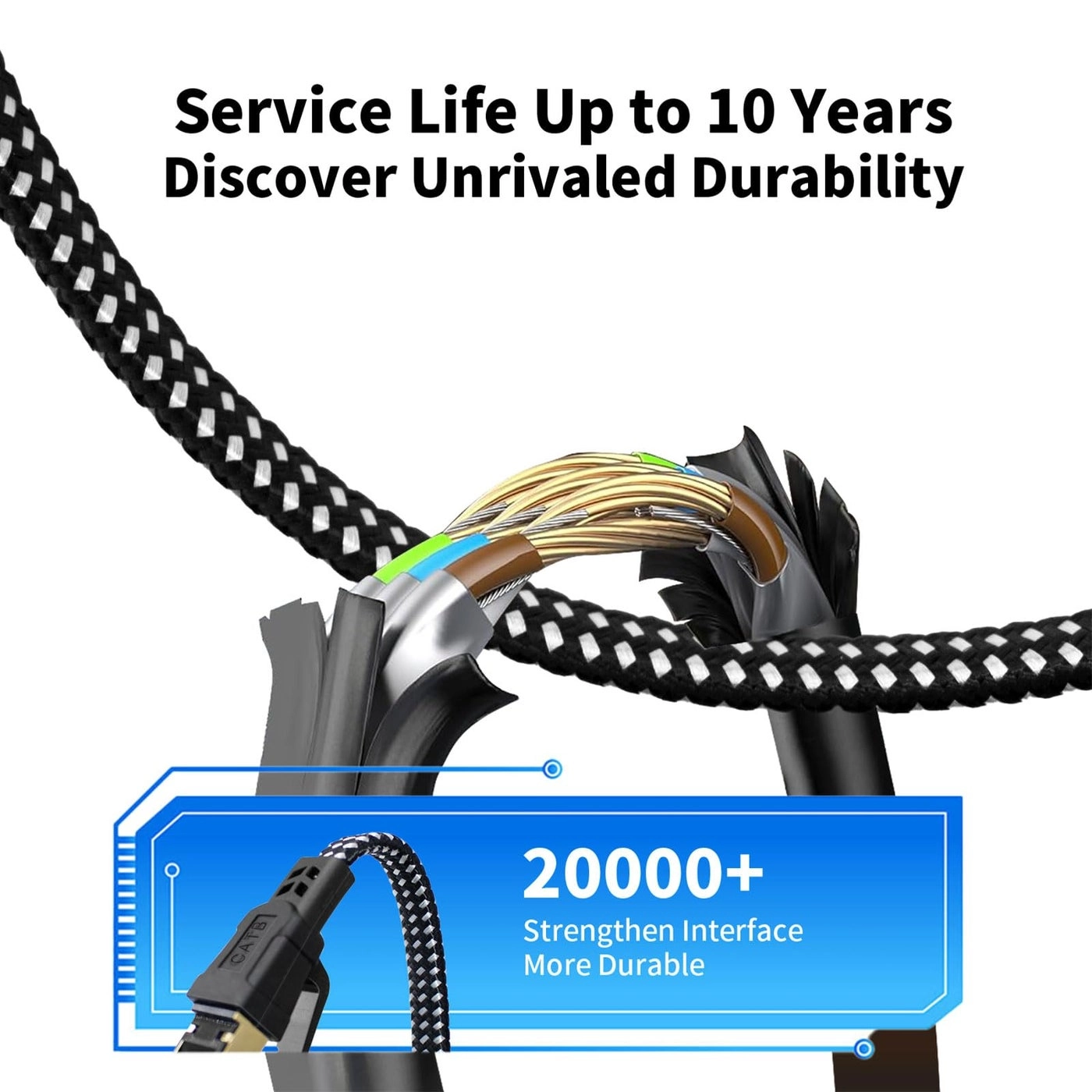 Cat 8 Ethernet Cable - 50 FT