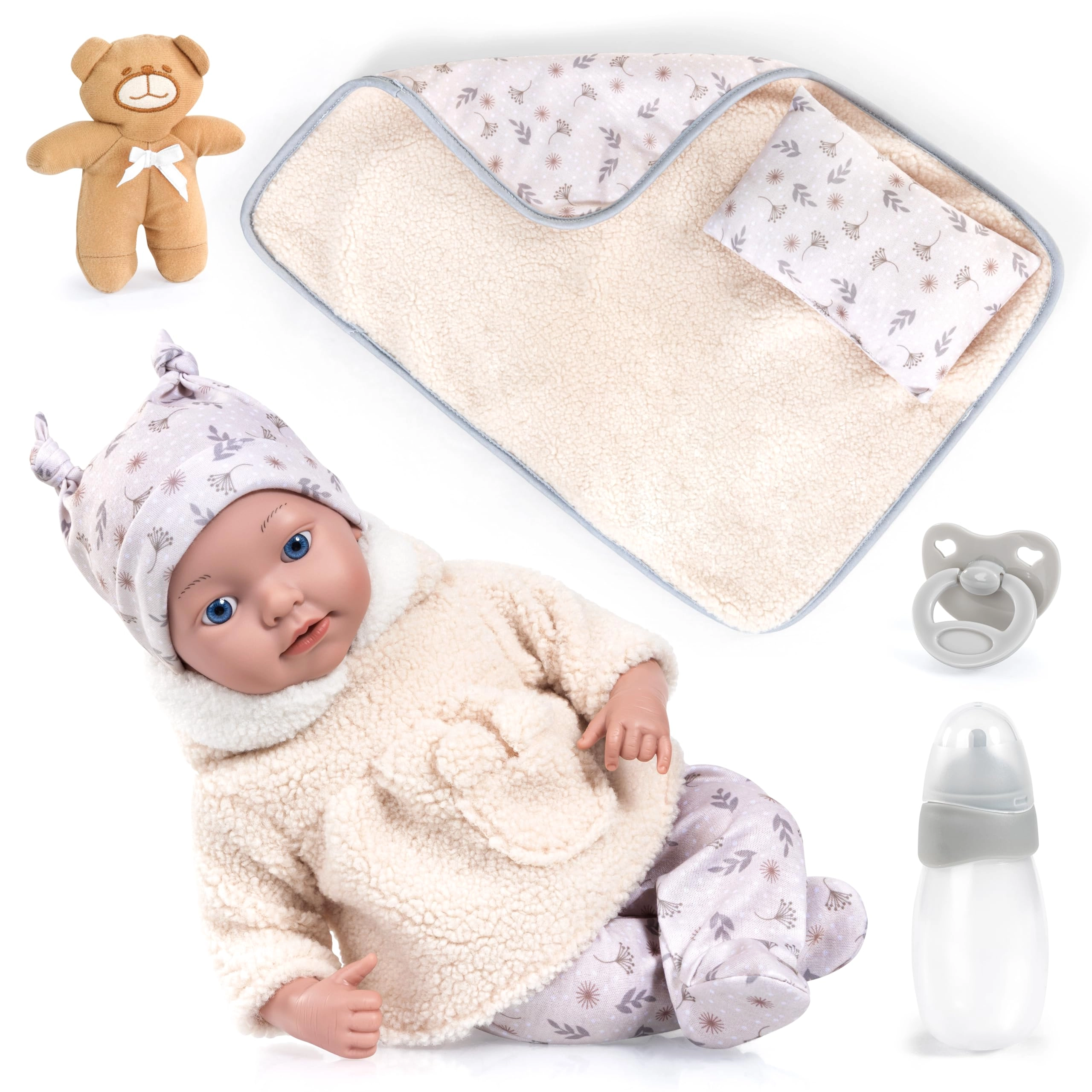 Bayer Design Reborn Baby Doll - 38 cm antique pink