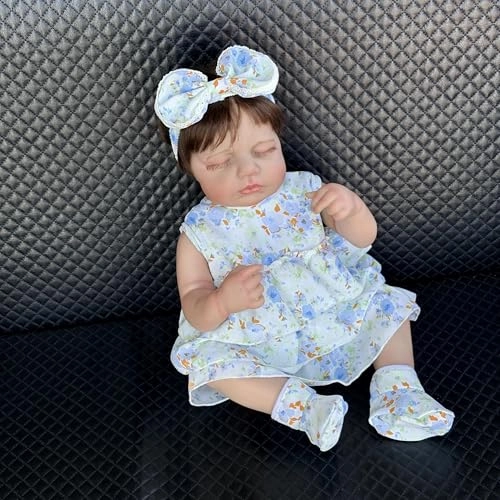 Loulou Reborn Baby Doll - 20 inch Full Body Vinyl Girl Ages 3+
