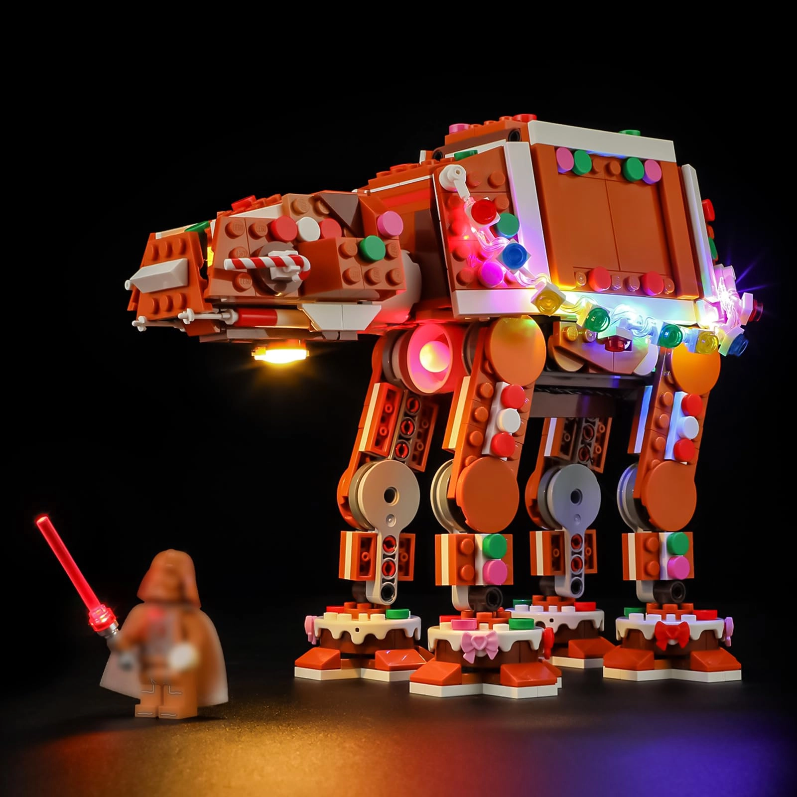 BRIKSMAX Light Kit for LEGO Star Wars Gingerbread at-at Walker 40806