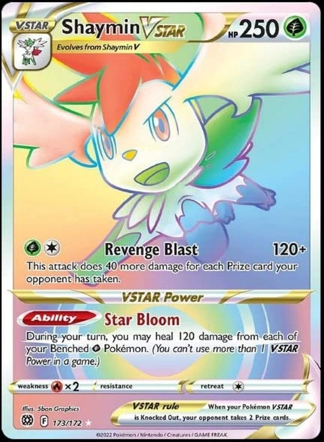 Pokémon Shaymin VSTAR 173/172 Brilliant Stars