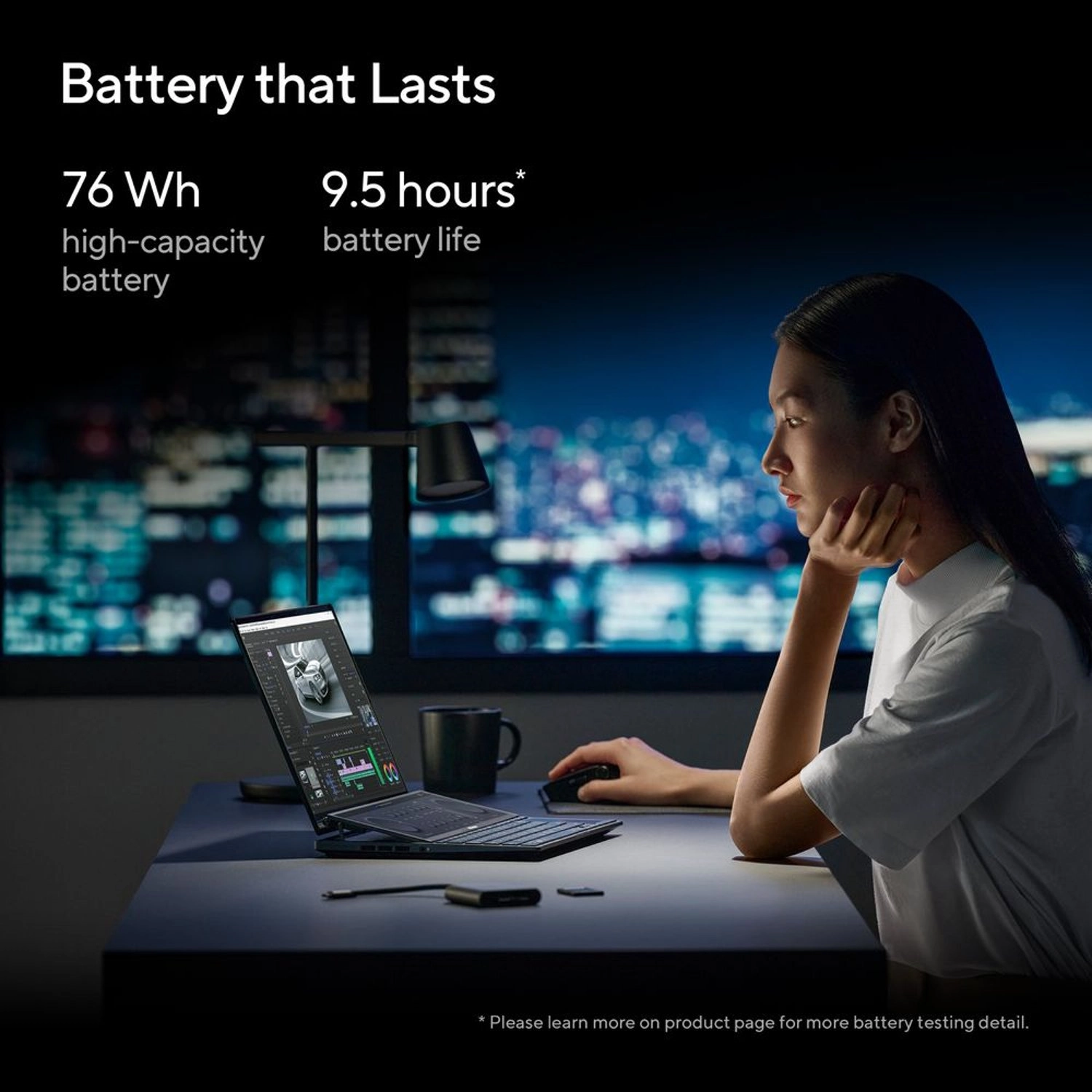 Zenbook Pro 14 Duo OLED UX8402ZE-OLED207W - 14.5'' Core i7 12700H 16GB DDR5 1000GB SSD