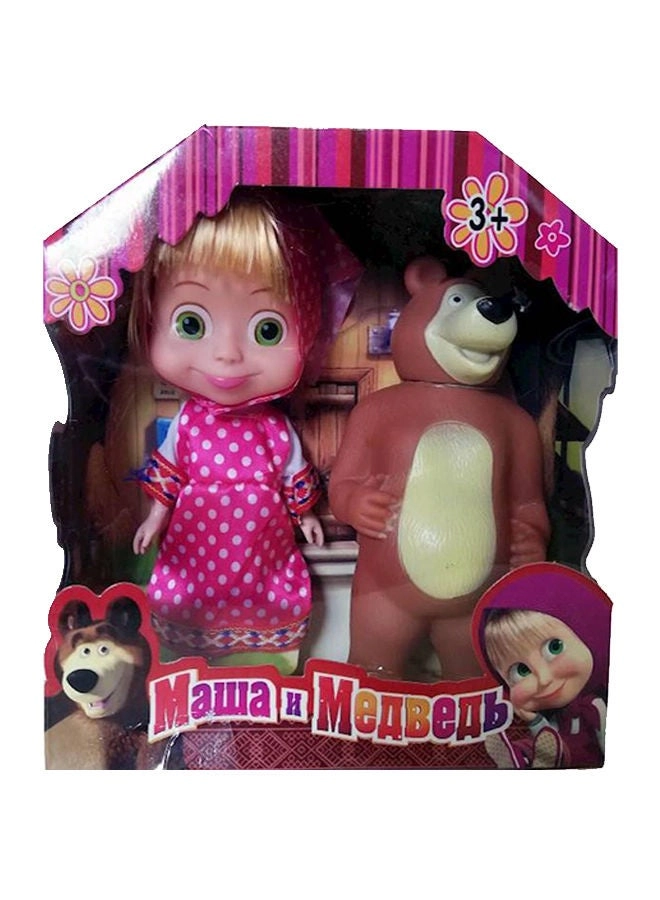 Masha and the Bear Doll Set - 2-Piece Girls