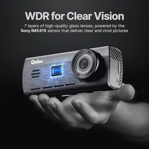 Dashcam 4K Dual 3840 x 2160 pixels