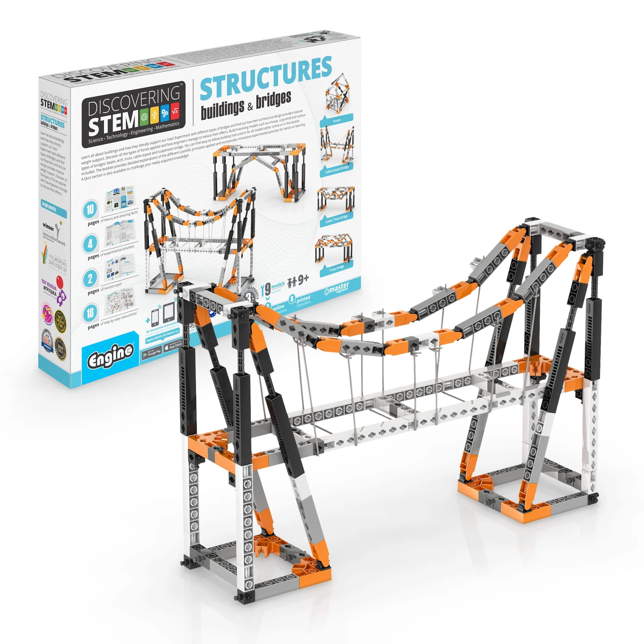 Engino Stem Buildings & Bridges Construction Toy