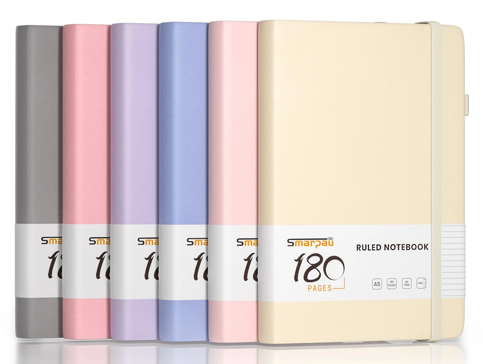 Notebook A5 Hardcover - Lined 180 Pages
