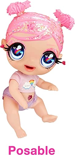 DREAMIA Stardust Baby Doll - 3 Magical Color Changes Pink Hair Rainbow Outfit