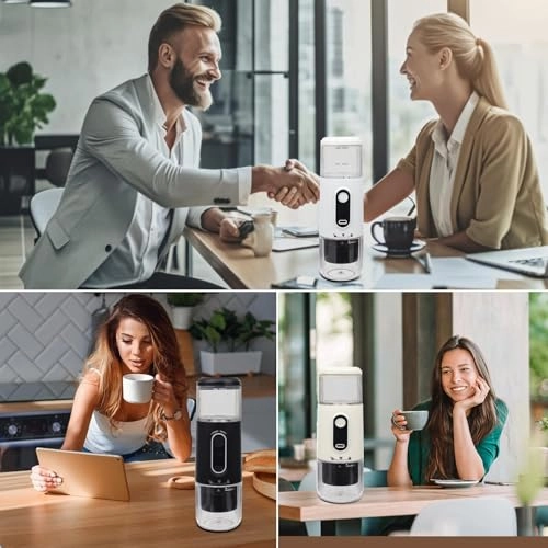 Portable Electric Espresso Machine - 2-IN-1 USB-C LCD Self-Heating