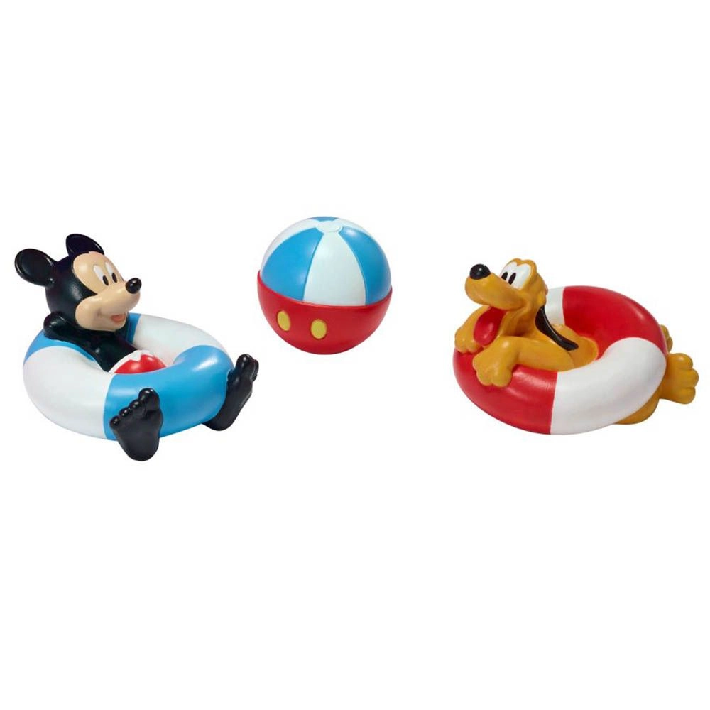 The First Years Disney Bath Toy Mickey Squirtie - Pack of 3 Multi Colour