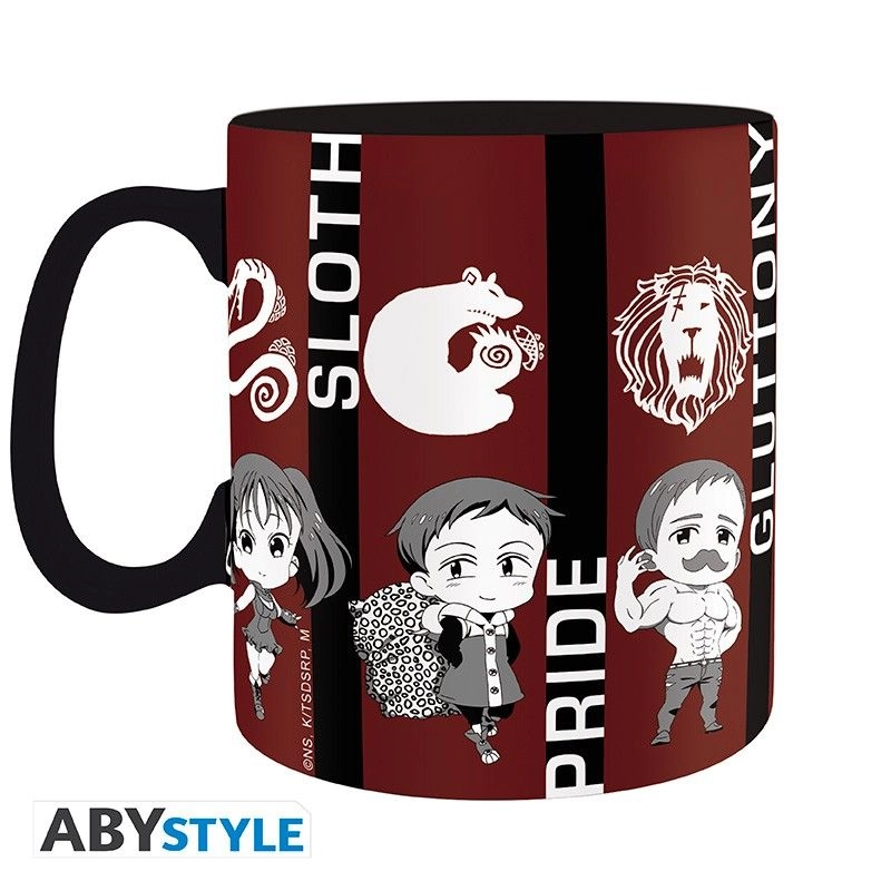 ABYstyle The Seven Deadly Sins Chibi Sins Mug - 2 pcs - 460 ml