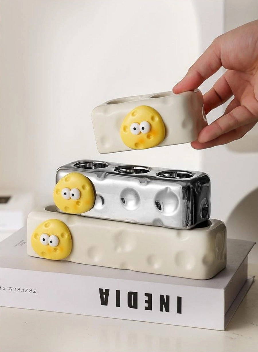 Ceramic toothbrush holder - 3 Slots