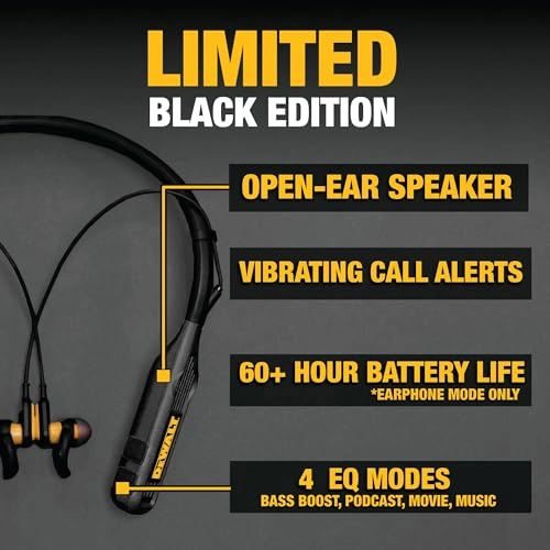 2-in-1 Neckband Bluetooth Headphones - Wireless Headphone