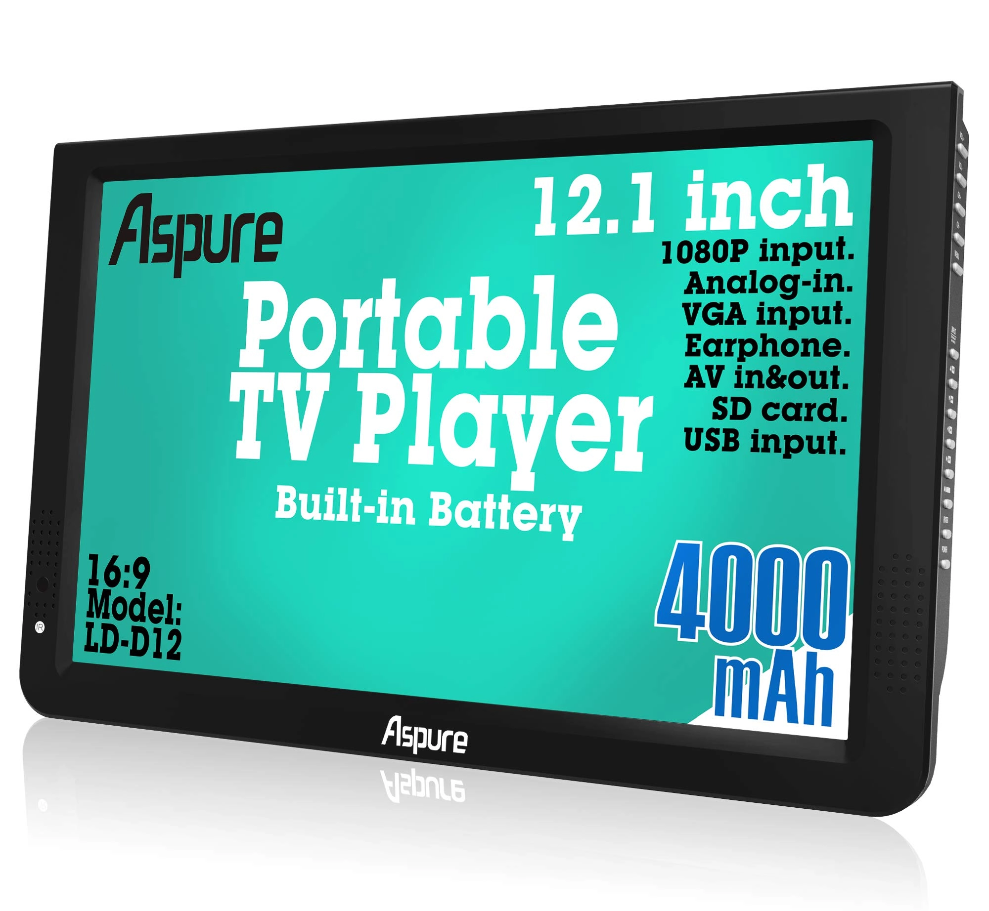 konsta Portable Digital DVB-T2 - HD 12 Inches