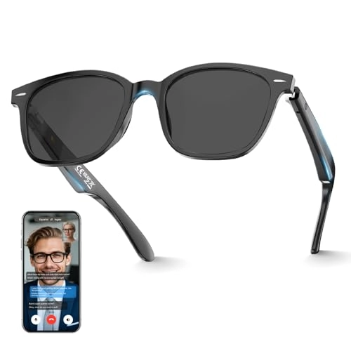 AI Translation Glasses - 140+ Languages Bluetooth Built-in Mic & Speaker