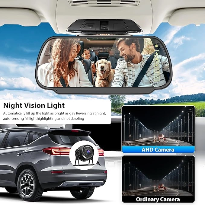 Reversing Camera Set with DVR - Night Vision Wired 1080P