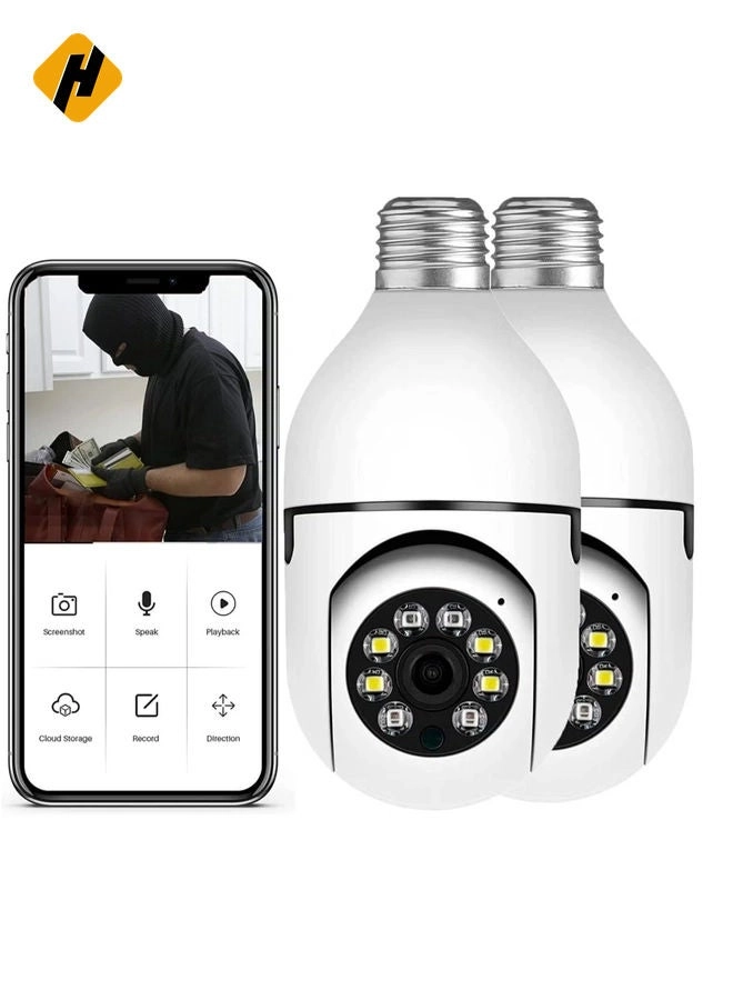 Light Bulb Security Camera 1080P Bundle
