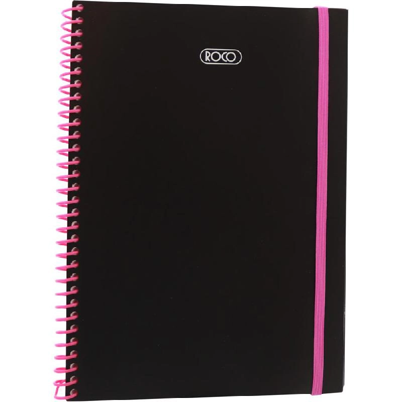 Roco Classic Notebook B5 Spiral - Lined 80 Sheets