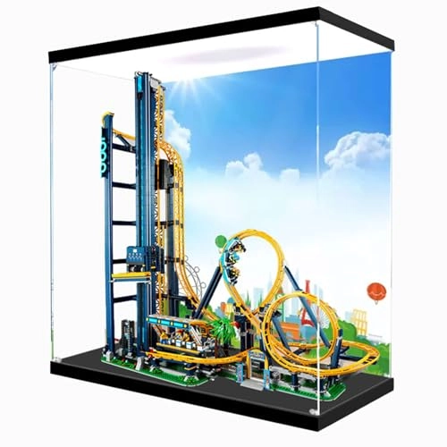 Acrylic Display Case (10303) - 90 x 40 x 100 cm With Background