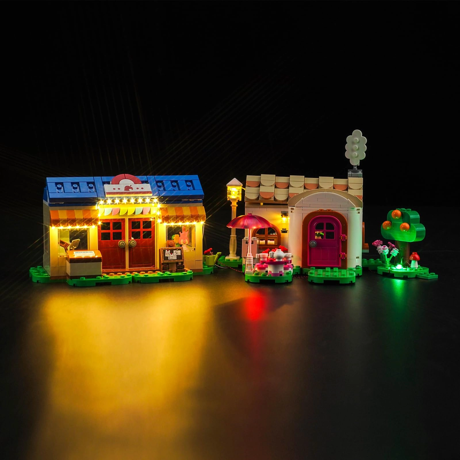 BrickBling LED Light Set - 77050 Nook's Cranny & Rosie's House Green