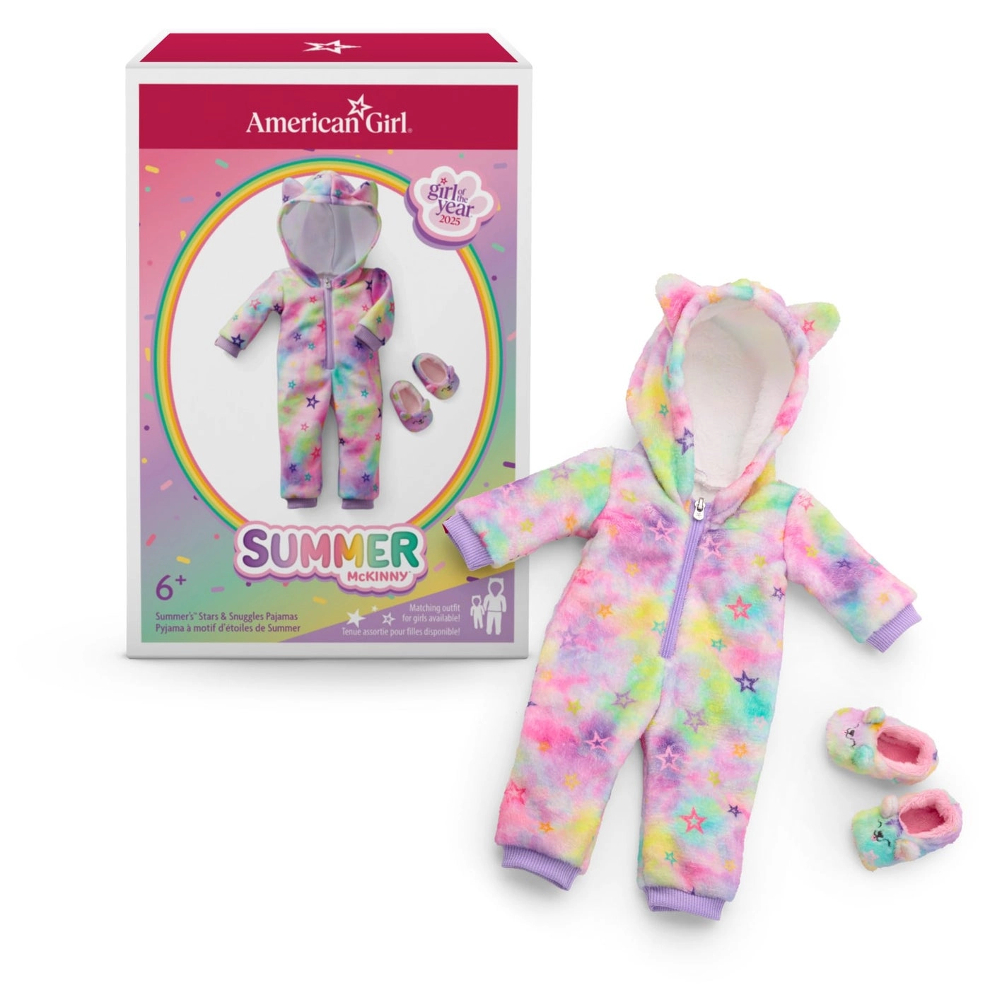 Summers Stars Snuggles PJs - 18inch Dolls Girl of The Year 2025