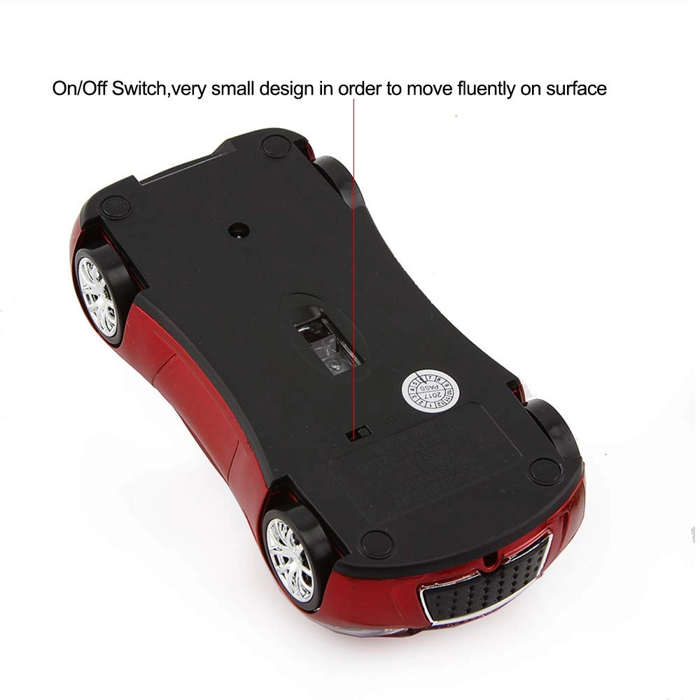 Roadster Sports Car Shape Mouse - Wireless