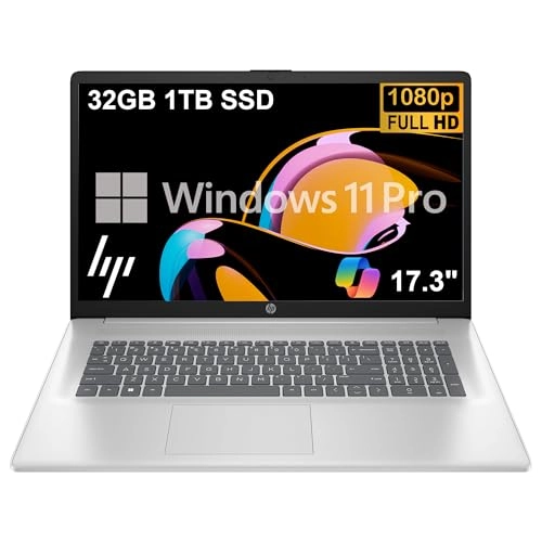HP Laptop 17 - 17.3'' Ryzen 5-7430U 32GB DDR4 1TB SSD