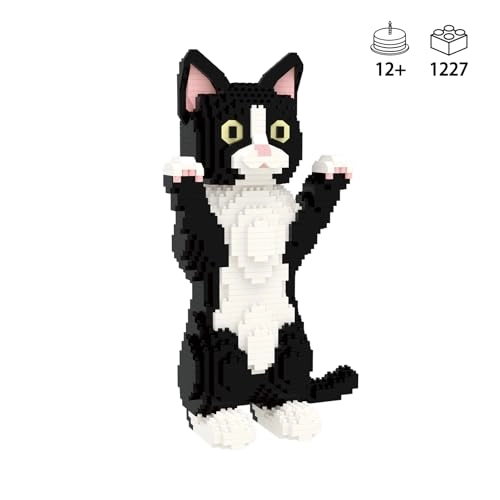 Micro Cat Building Blocks Toy Set - Devon Rex Cat 1227 pcs