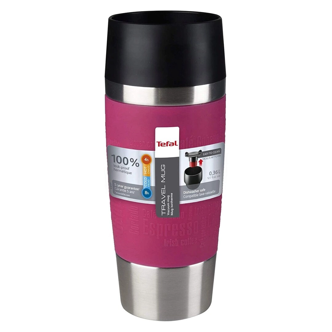 Stainless Steel Thermal Travel Mug - 360ml