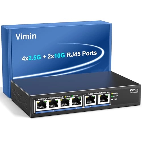 2x10G Ethernet(Unmanaged) 6-ports