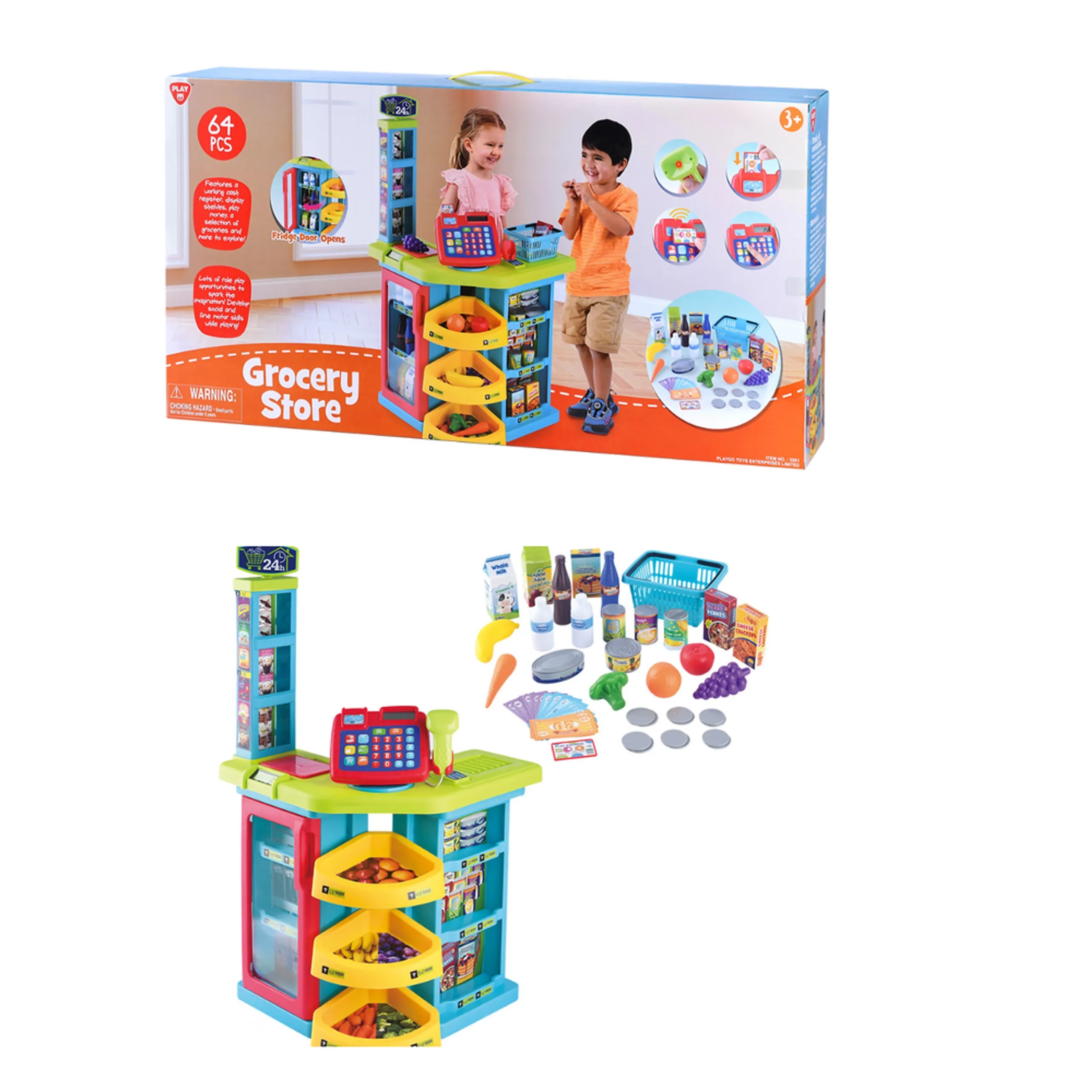 Grocery Store Toys Set - 64 pcs (2169971-3261)