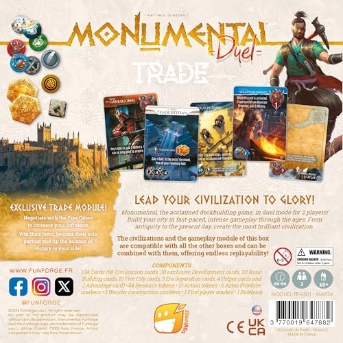 Monumental Duel - Civilization Deck Deck Building Set